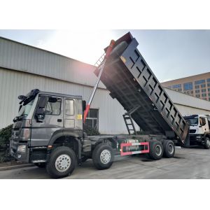 China 12 Wheels Sinotruk HOWO 8X4 Dump Truck 400hp For Mining on sale