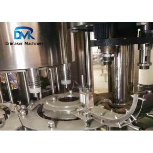 8 Filling Heads Water Bottling Machine / Plastic Bottle Packaging Machine