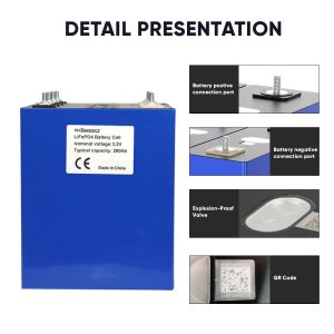 Long-Lasting 3.2V 280AH LiFePo4 Battery-4pcs for Industrial Applications in