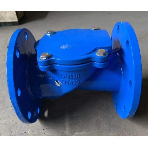 Excellent Ductile Iron Rubber Flap Check Valve for Normal Temperature Media