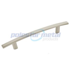 Satin Nickel Zinc Alloy Cabinet Pull Handle 5" Length For Hardware
