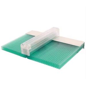 Cheap Composite Co Extrusion U-LOCK Panel Colored Transparent Hollow Board For Danpalon Polycarbonate Facade Double Hook Panel for sale