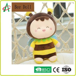 Polypropylene Plush Filling Polyester Fabric Bee Plush Toy