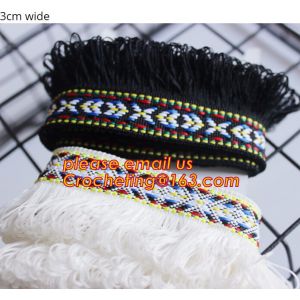 POLYESTER TASSEL, GARMENT ACCESSORIES, CURTAINS, TASSEL TRIM, FRINGE RIBBON