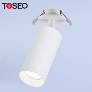 Adjustable 240V Surface Mounted Downlight GU10 Pure Aluminium Material