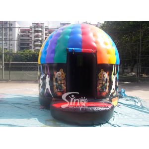 Kids N Adults Inflatable Music Disco Dome Bouncy Castle With Light Hooks On Top