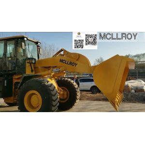5 Ton Heavy Duty Wheel Loader Front End With 3m3 Bucket 30 Degree Gradeability