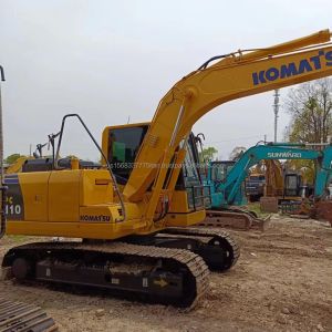 11 Ton Used Komatsu PC110 Hydraulic Crawler Excavator with 0.48M³ Bucket