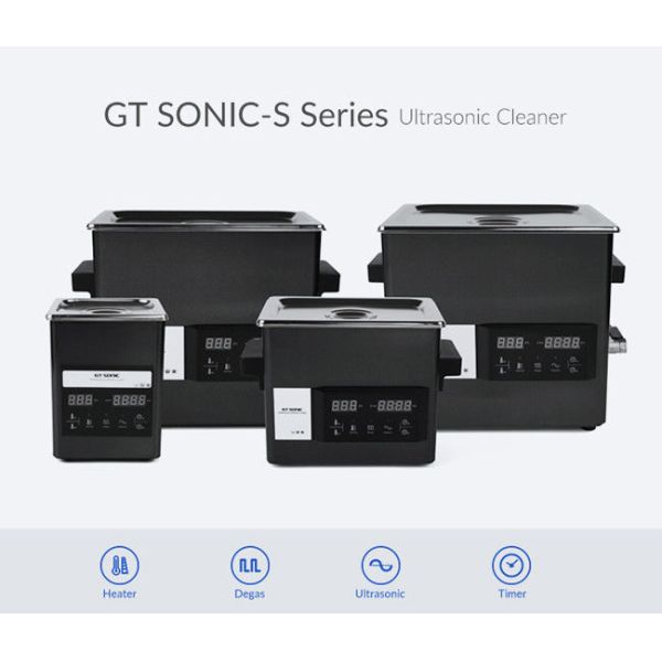 Small Vibration Cleaning Machine , Digital Heated Ultrasonic Cleaner