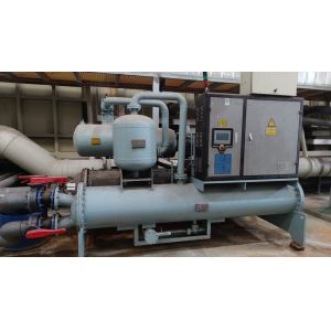 Cheap Dry Water Cooled Screw Chiller 3PH 380V Oxidation Dedicated Direct Cooling for sale