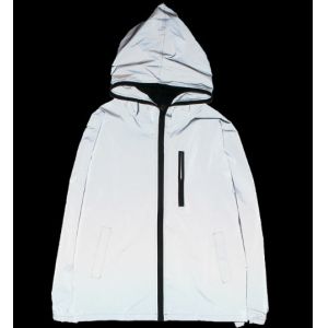 Young People Mens Reflective Jacket Outdoor Soft Shell Plain Color Thin Design