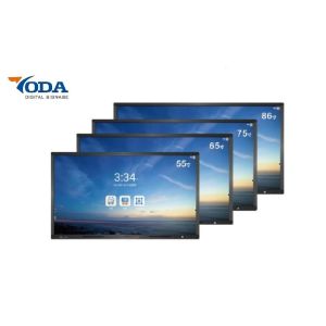 LCD Interactive Touch Screen 75Inch Android OS Multi 10 Point IR Touch Lcd