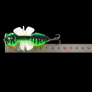 10 Colors 7.5CM/15.5g Twin Propeller Plastic Hard Bait Tractor Rotary Tackle