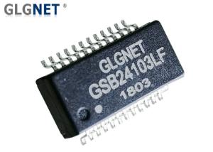 Cheap 350mA LAN Isolation Transformer 24 PIN 1000 Base -T SMT Discrete With POE Function for sale