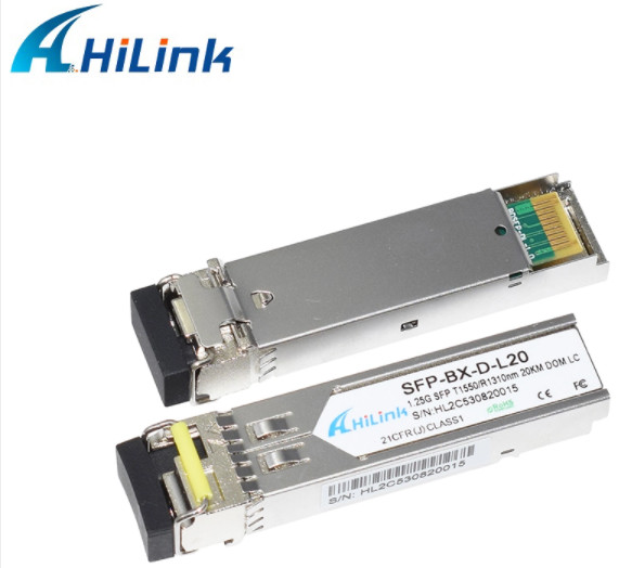 Quality TX1310m  RX1550nm 1.25G BIDI Sfp Optical Transceiver LC SC wholesale