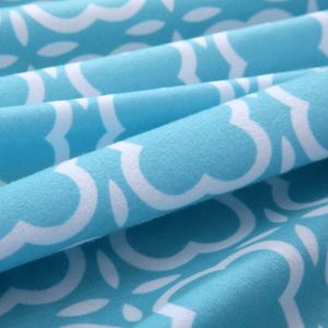 Customized Microfiber Flannel Sheet Set -Luxury Printed 4 Piece Bedding