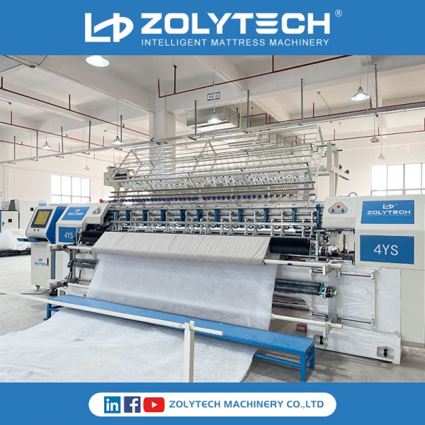 Serial Quilting Machine ZOLYTECH Computerized Lock Stich Multi Needle Quilting