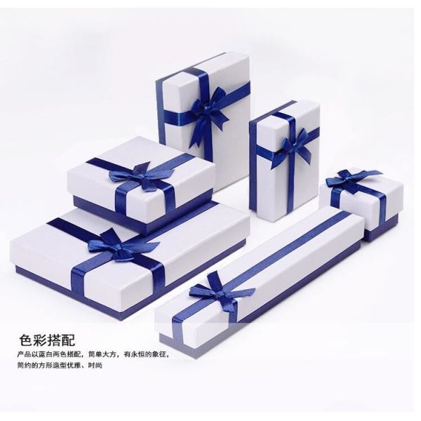 Quality Two piece paper boxes with bow wholesale