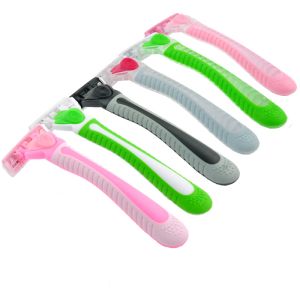 Best Quality Wholesale Cheap Price Triple Blade Disposable Face Razor for Women