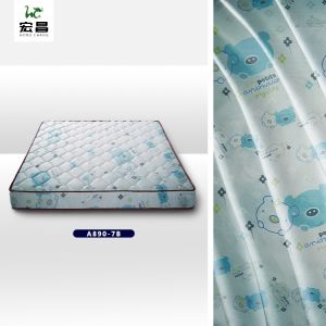 China Good Elasticity 65-90gsm Mattress Cover Fabric Cartoon Design on sale