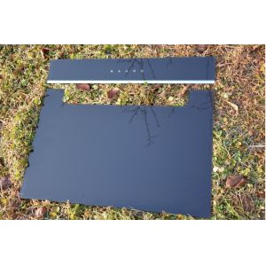 Black Tempered Glass Wall Mounted Range Hood for High Tolerance and ROSH