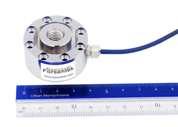 Pancake Load Cell With M10 Threaded Hole For Tension Compression Force