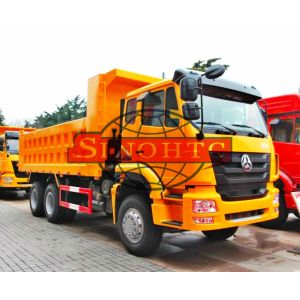 Heavy Duty Automatic Transmission Dump Truck MAN Engine Three Axles