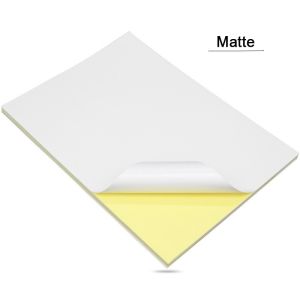 Glossy Matte Adhesive A4 Sticker Shipping Label Paper