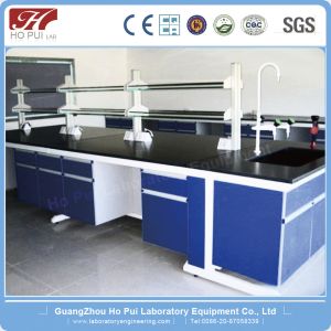 China Durable Science Laboratory Workbench Flexible Steel And Wood Lab Furniture on sale