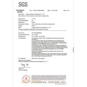 Jiangsu Kailong New Material Co., Ltd. Certifications
