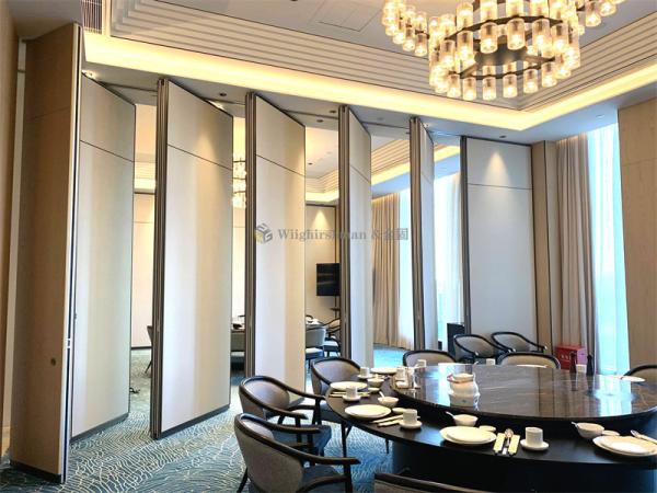 Quality Modern MDF Board Operable Partition Wall Magnetic Seal System 80mm Thick wholesale