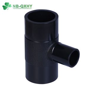 Plastic Pipe Fitting Reducing Tee Equal Tee Butt Fusion HDPE Tee for Lateral
