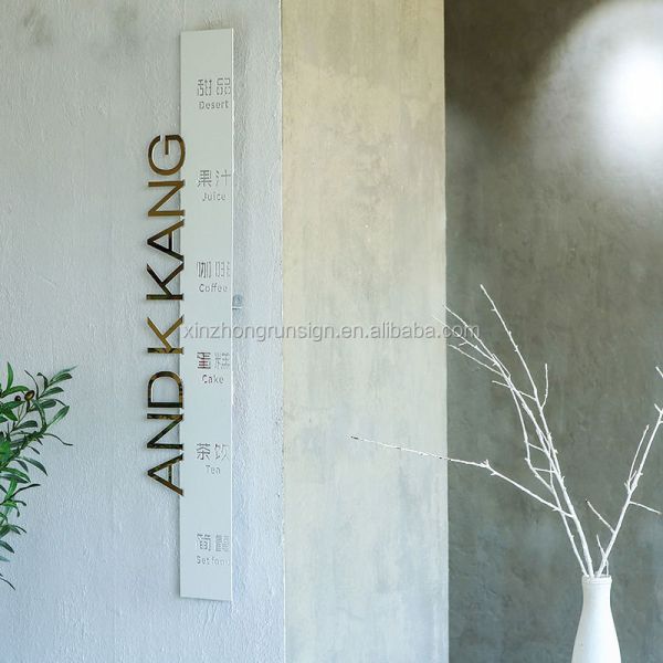 Factory Custom Creative Stainless Steel Outdoor Indoor Light Sign Projection Mini Bottom Light Box