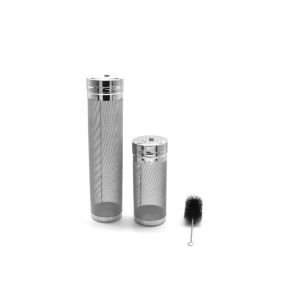 China 29cm Stainless Steel Mesh Filter Baskets Hopper Metal Strainer Basket on sale