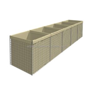 Defensive Fence Wall Welded Mesh Galvanized Gabion Basket for Emergency Flood