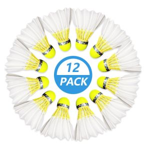 Goose Feather Badminton Shuttlecocks with High Stability and Durability