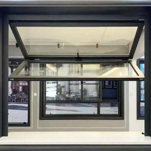 Aluminum Bifold Windows With 1.4mm Aluminum Wall Thickness And 70mm Window Frame