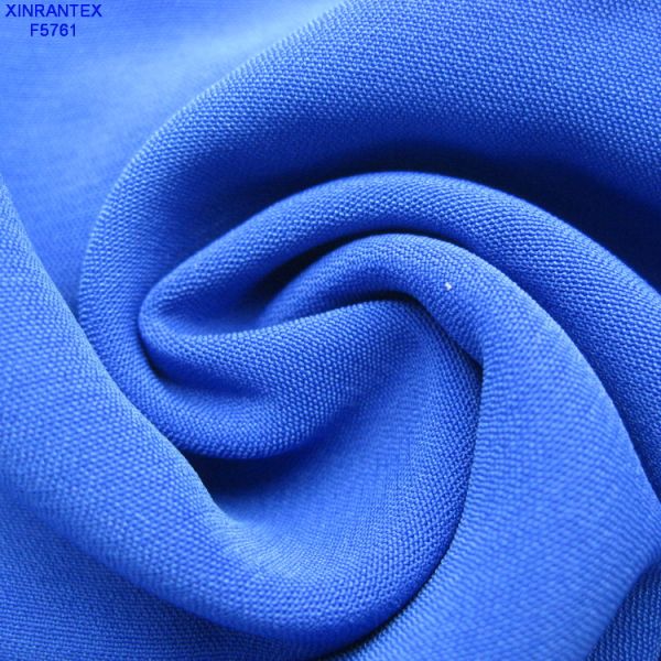 F5761 lady fashion polyester four ways spandex micro moss touch feeling