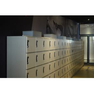 Cheap Durable Gray Door IOT Locker With Special Lock 260 X 360 X 470 Single Size for sale