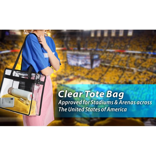 clear tote bag