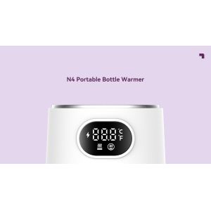Newest Fast Heating Portable Bottle Warmer With 3 Adapter Cordless Travel Bottle