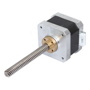 Nema 17 Linear Stepper Motor And Lead Screw Tr8 600mm For Medical Equipment