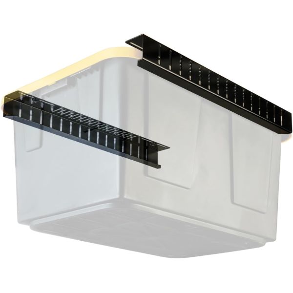 Quality Painting Folding Overhead Bin Rack for Adjustable Width and Orientation Ceiling Mount wholesale