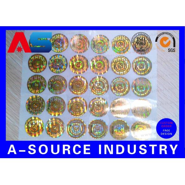 Design Void Custom Holographic Stickers For Pharmaceutical Package Strong