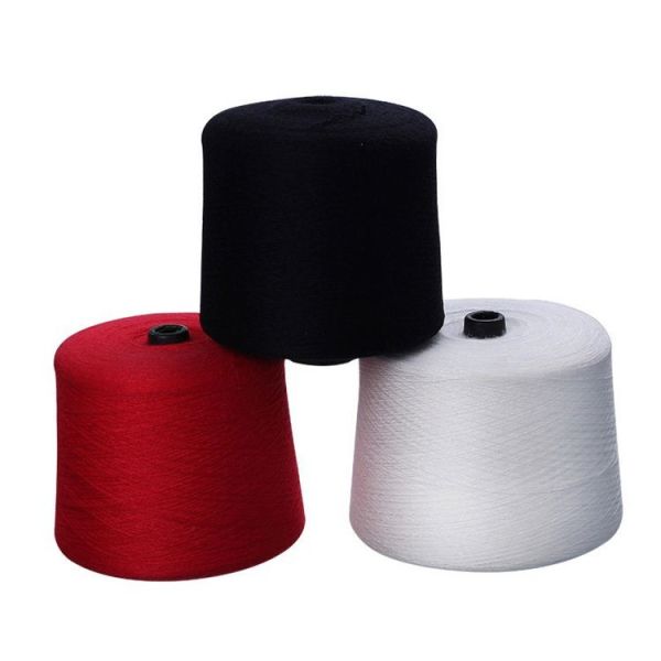 Quality 4S-100S Cotton Cone Yarn , Recycled Polyester Ring Spun Yarn wholesale