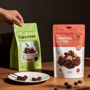 China Custom Printed Matte Stand-Up Pouches Partial Window Visibility Resealable Zipper FDA Compliant For Food on sale