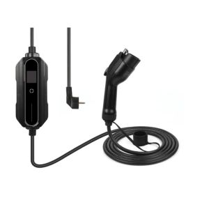 LED Screen Schuko Type 1 Portable EV Charger J1772 16A