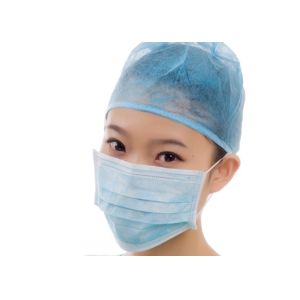 Antibacterial Latex Free Elastic Earloop Nonwoven Medical Face Mask