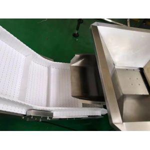 High Capacity Granule PVC PU Belt Incline Conveyor With Hopper
