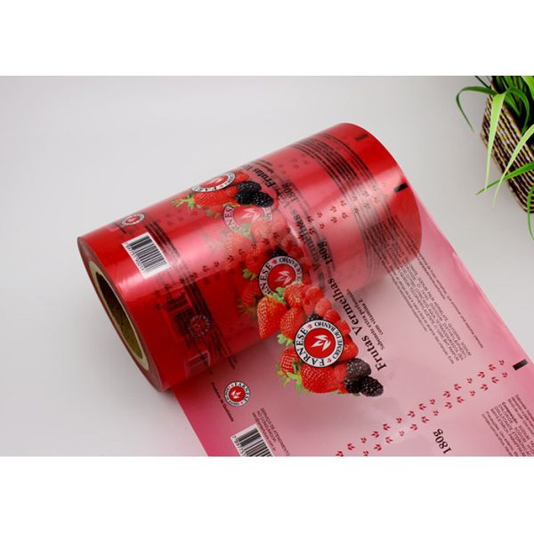 Quality Custom 10 Colors Plastic Roll For Packaging , Pouch Packing Machine Usage Film Roll wholesale